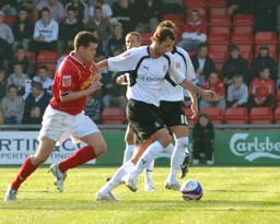 Don Hutchison breaking forward