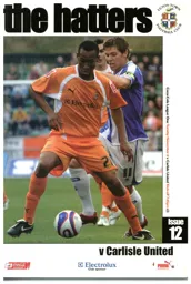 Programme: Luton Town FC vs Carlisle United (6th Nov 2007)