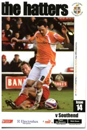 Programme: Luton Town FC vs Southend United (24th Nov 2007)