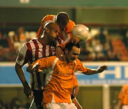 Determination to win the ball