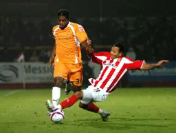 Anthony Grant being tackled