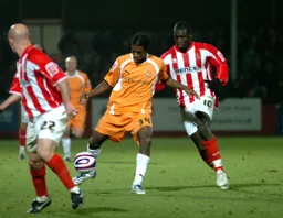 Anthony Grant in control of the ball