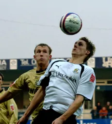 Dave Edwards attempting to get the ball under control