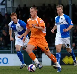 Jaroslaw Fojut brings the ball out of defence