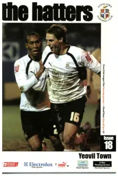 Programme: Luton Town FC vs Yeovil Town (1st Jan 2008)