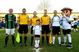 The captains before the start