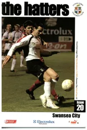 Programme: Luton Town FC vs Swansea City (12th Jan 2008)