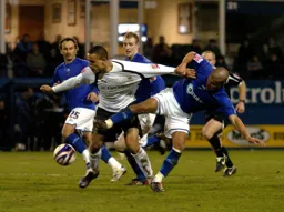 Dean Morgan pushing forward despite having his shirt pulled