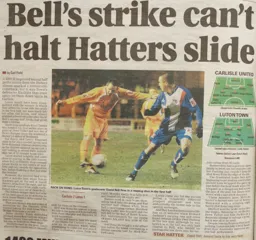 Match Report: Carlisle United vs Luton Town FC (11th Mar 2008)