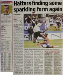 Match Report: Luton Town FC vs Oldham Athletic (15th Mar 2008)