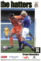 Programme: Luton Town FC vs Crewe Alexandra (29th Mar 2008)