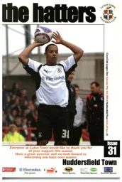 Programme: Luton Town FC vs Huddersfield Town (3rd May 2008)
