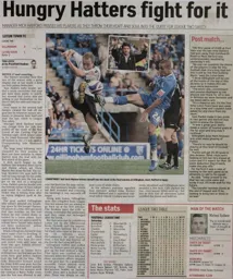 Match Report: Gillingham vs Luton Town FC (16th Aug 2008)