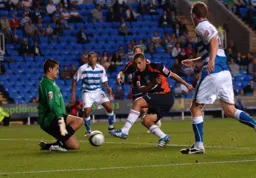 Ryan Charles nets the Town's late consolation goal