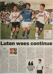 Match Report: Macclesfield Town vs Luton Town FC (6th Sep 2008)