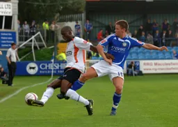 Claude Gnakpa showing admirable balance