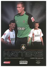 Programme: Luton Town FC vs Aldershot Town (13th Sep 2008)