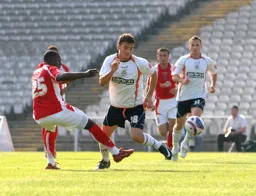 Chris Martin tries to wriggle through