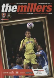 Programme: Rotherham United vs Luton Town FC (20th Sep 2008)
