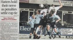 Match Report: Luton Town FC vs Brentford (7th Oct 2008)