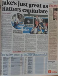 Match Report: Luton Town FC vs Darlington (11th Oct 2008)