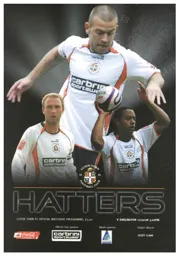 Programme: Luton Town FC vs Darlington (11th Oct 2008)