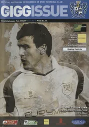 Programme: Bury vs Luton Town FC (25th Oct 2008)