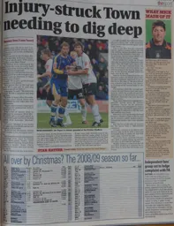 Match Report: Shrewsbury Town vs Luton Town FC (1st Nov 2008)