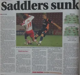 Match Report: Walsall vs Luton Town FC (4th Nov 2008)