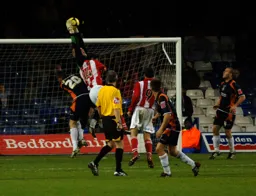 Conrad Logan holds on to the ball