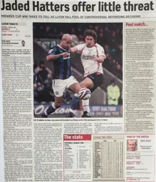 Match Report: Rochdale vs Luton Town FC (22nd Nov 2008)