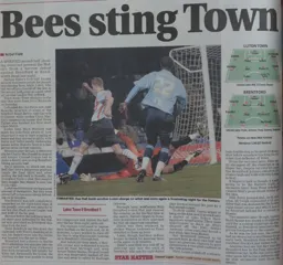 Match Report: Luton Town FC vs Brentford (25th Nov 2008)