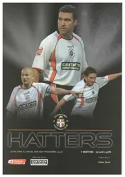 Programme: Luton Town FC vs Brentford (25th Nov 2008)