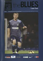 Programme: Southend United vs Luton Town FC (29th Nov 2008)