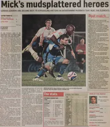 Match Report: Wycombe Wanderers vs Luton Town FC (13th Dec 2008)