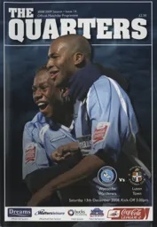 Programme: Wycombe Wanderers vs Luton Town FC (13th Dec 2008)