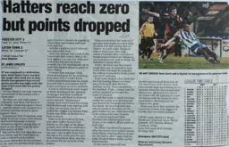 Match Report: Chester City vs Luton Town FC (13th Jan 2009)