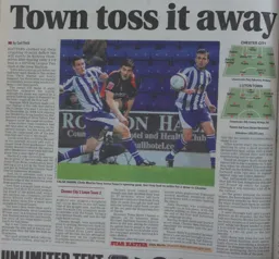 Match Report: Chester City vs Luton Town FC (13th Jan 2009)