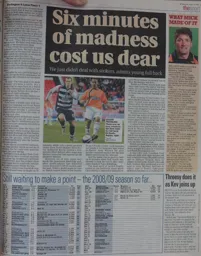 Match Report: Darlington vs Luton Town FC (17th Jan 2009)