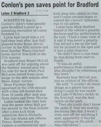 Match Report: Luton Town FC vs Bradford City (24th Jan 2009)