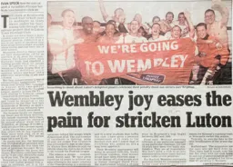 Match Report: Luton Town FC vs Brighton & Hove Albion (17th Feb 2009)