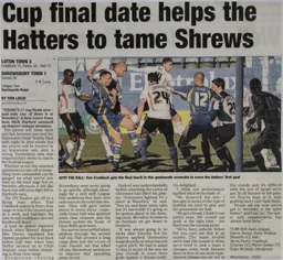 Match Report: Luton Town FC vs Shrewsbury Town (21st Feb 2009)