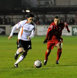 Ian Henderson in full flight