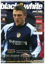 Programme: Port Vale vs Luton Town FC (28th Feb 2009)