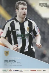 Programme: Notts County vs Luton Town FC (10th Mar 2009)