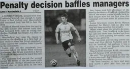 Match Report: Luton Town FC vs Macclesfield Town (21st Mar 2009)