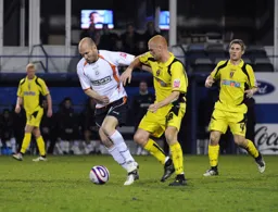 Sam Parkin ploughs through