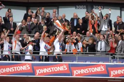 The trophy is presented