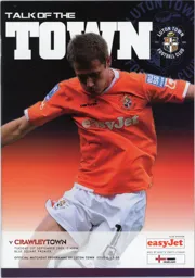 Programme: Luton Town FC vs Crawley Town (1st Sep 2009)