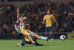 Tom Craddock tries to get a shot away